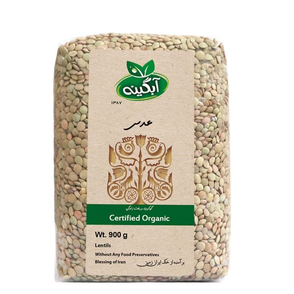 خرید عدس ارگانیک آبگینه از هایپر ارگانیک هلثی کالا