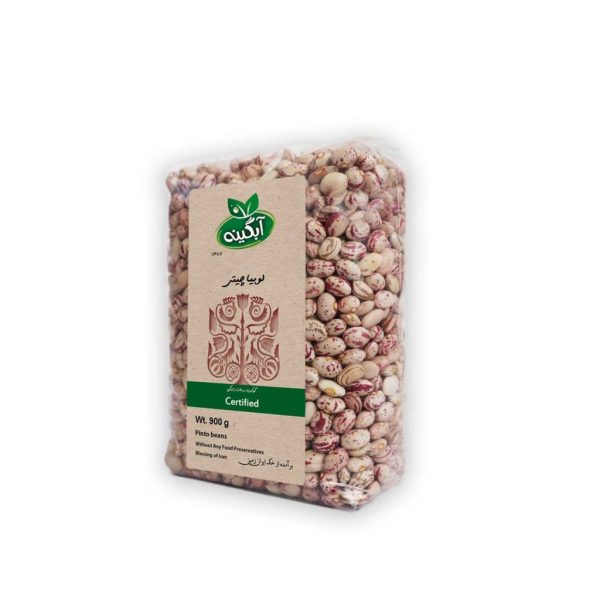 خرید لوبیا چیتی ارگانیک آبگینه از هایپر ارگانیک هلثی کالا