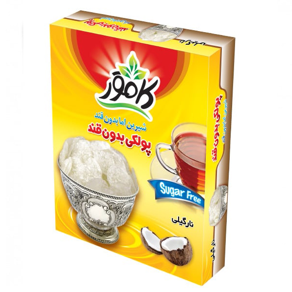 پولکی نارگیلی رژیمی کامور