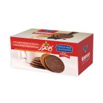 بیسکویت با سبوس و روکش شکلات رژیمی